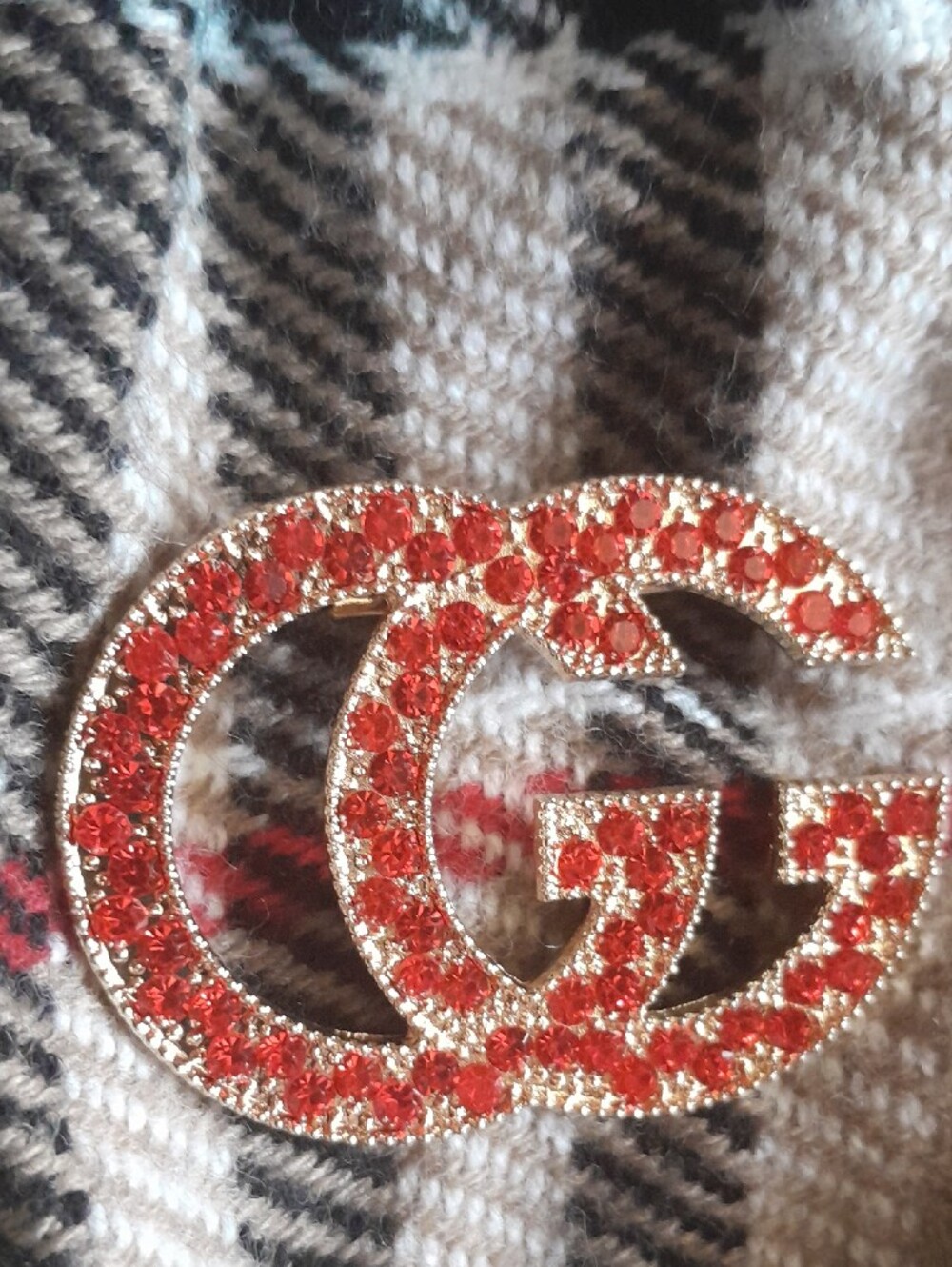 Elegant Crystal Brooch